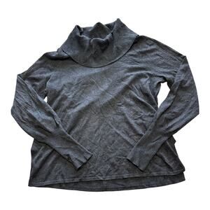 White House Black Market Grey Cowl Neck Sweater